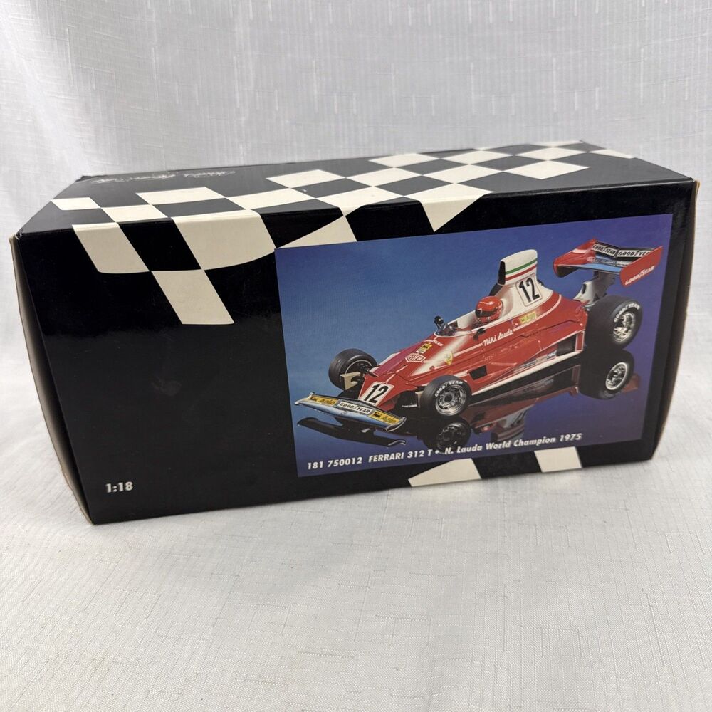 Paul’s Model Art 1:18 1975 Ferrari 312T World Champion N. Lauda Red #12